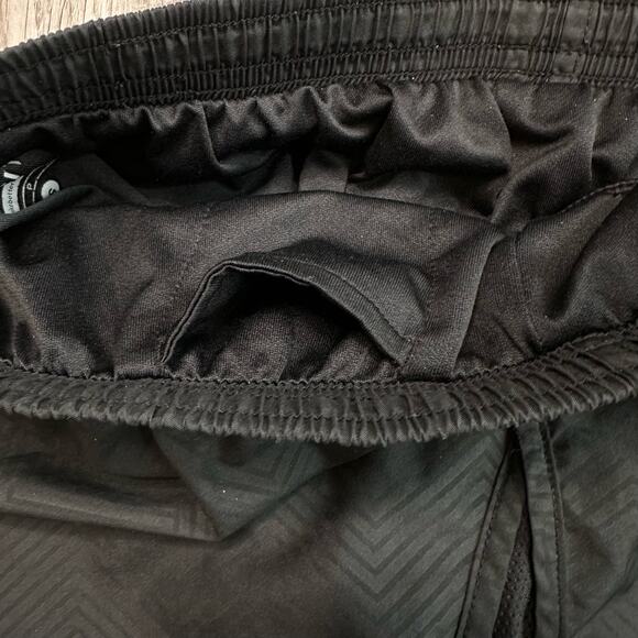 Nike Dri-Fit Womens Brief-Lined Running Shorts Black S Active Gymwear Chevron - Picture 9 of 9